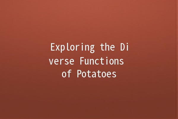 Exploring the Diverse Functions of Potatoes 🥔✨