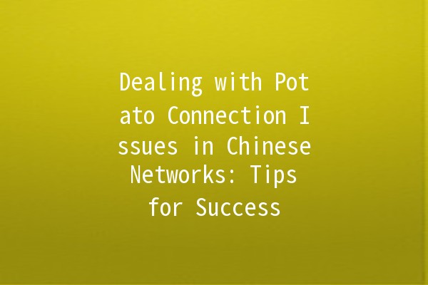 Dealing with Potato Connection Issues in Chinese Networks: Tips for Success 🥔🌐