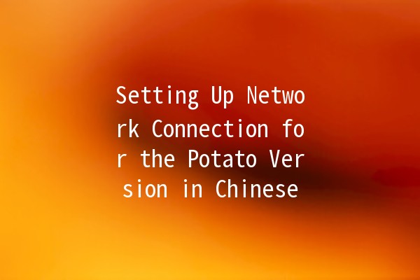 Setting Up Network Connection for the Potato Version in Chinese 🥔💻