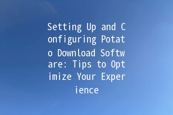 Setting Up and Configuring Potato Download Software: Tips to Optimize Your Experience 🚀