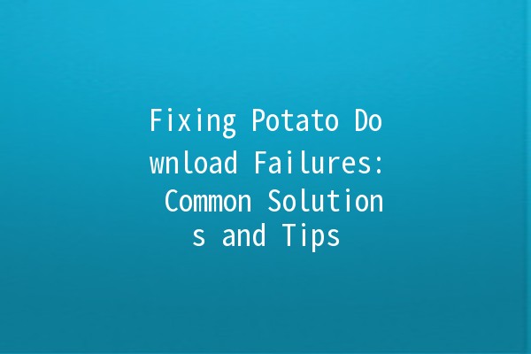 Fixing Potato Download Failures: Common Solutions and Tips 🚀💻