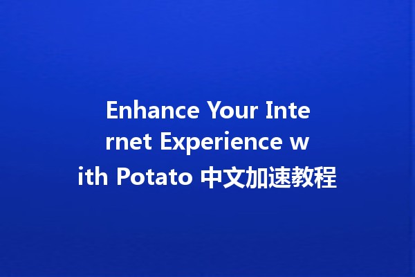 Enhance Your Internet Experience with Potato 中文加速教程 🥔✨