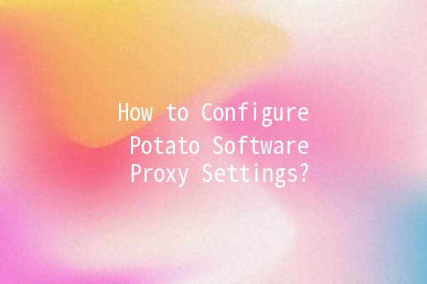 How to Configure Potato Software Proxy Settings? 🥔💻