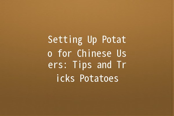 Setting Up Potato for Chinese Users: Tips and Tricks Potatoes 🥔