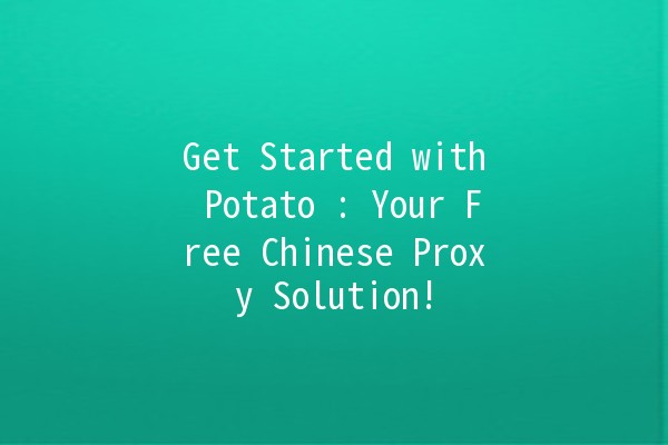 Get Started with Potato 🌟: Your Free Chinese Proxy Solution!